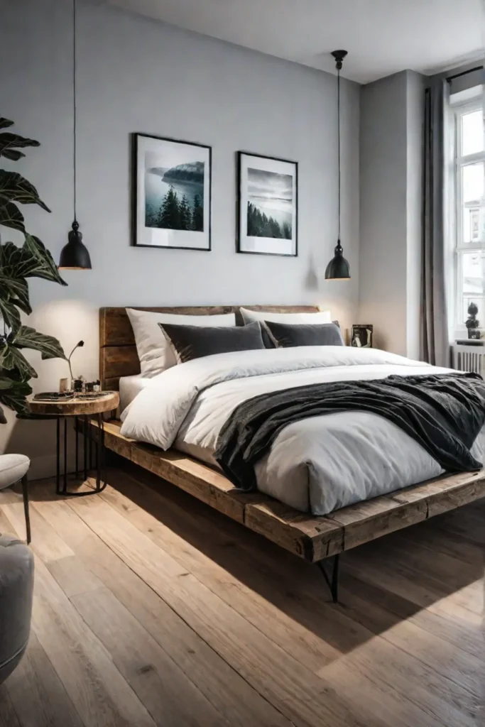Budgetfriendly bedroom decor with focus on simplicity and functionality