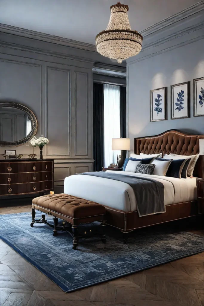 Capricorn bedroom decor with classic design and highquality materials