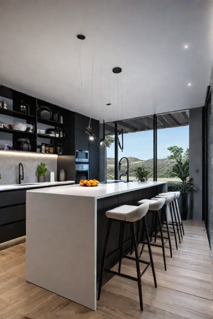 Contemporary kitchen with focus on sustainability and ecoconscious design