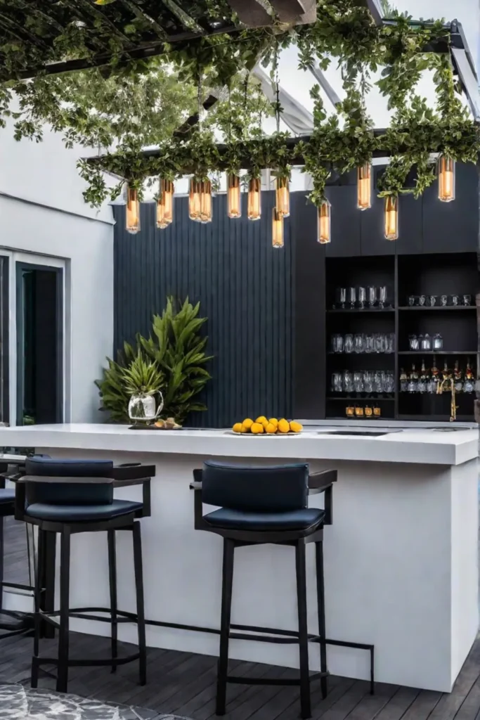 Contemporary_patio_bar_with_a_wellequipped_countertop_and_stylish_bar_stools