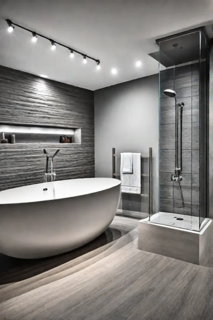 Ergonomic master bathroom design