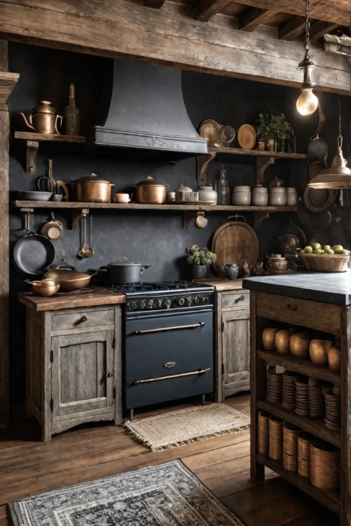 Farmhouse kitchen with a warm and livedin feel