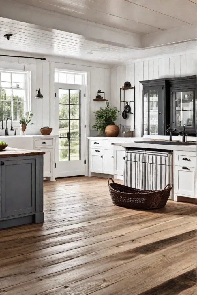 Farmhouse kitchen with classic style