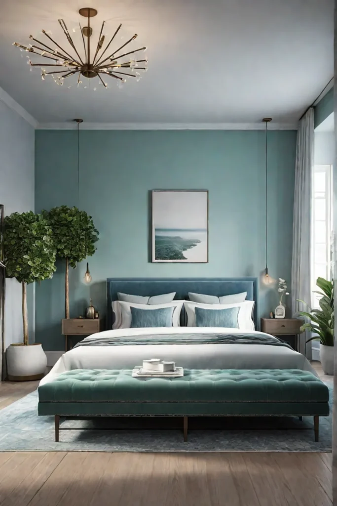 Libra bedroom decor with harmonious colors and balanced design