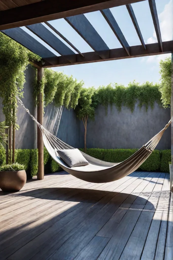 Relaxing_patio_with_hammock_and_water_feature