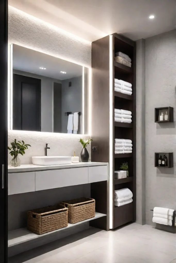 Serene_bathroom_with_optimized_vertical_space_utilizing_wallmounted_storage_for_a_clutterfree_environment