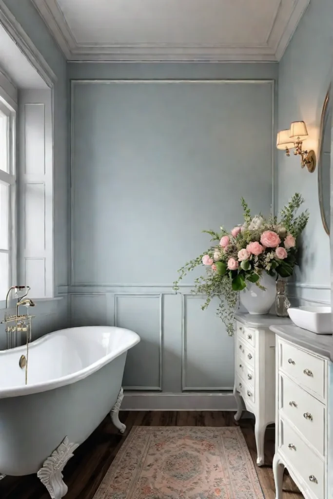 Charming and elegant small bathroom design