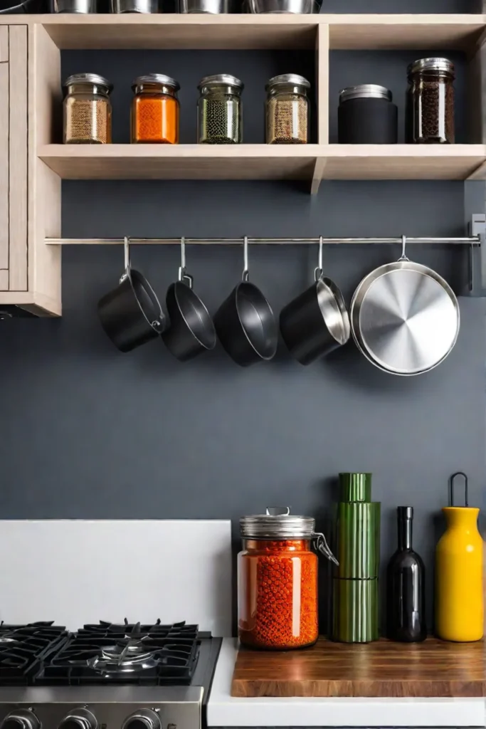 Innovative storage solutions for small kitchens