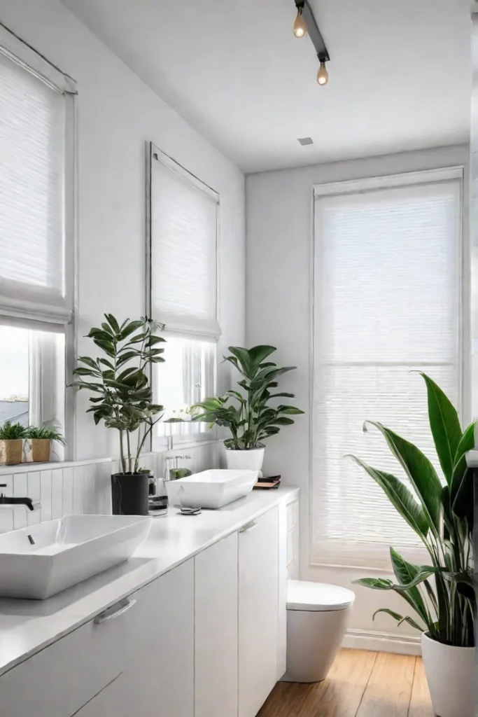 Modern minimalist bathroom design for small spaces