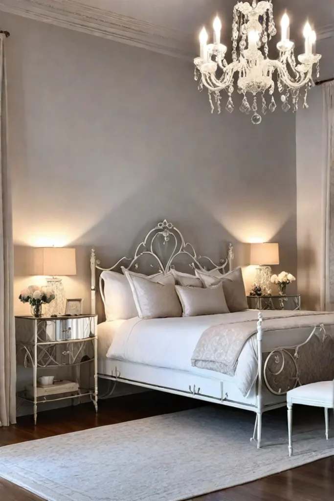 Romantic bedroom vintage style