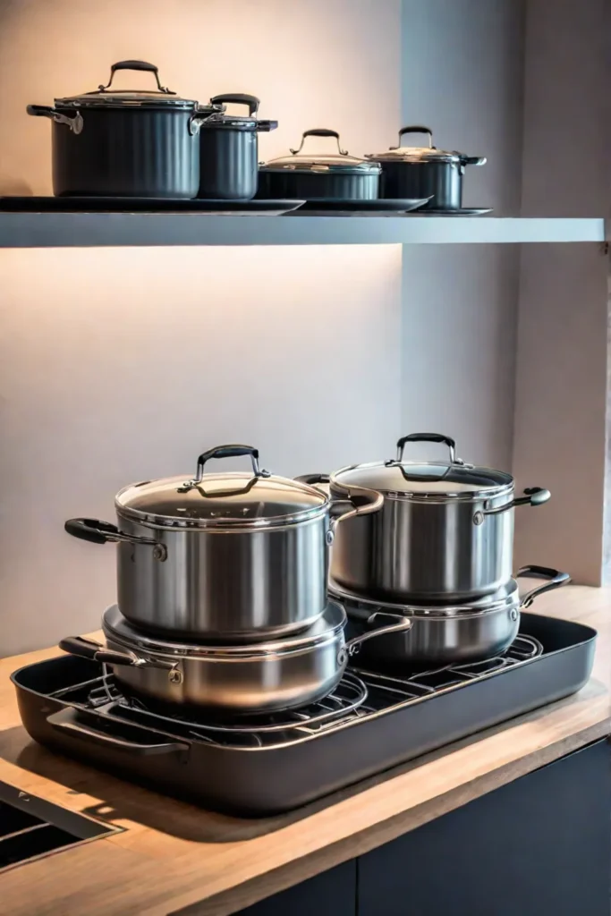 Spacesaving cookware solutions