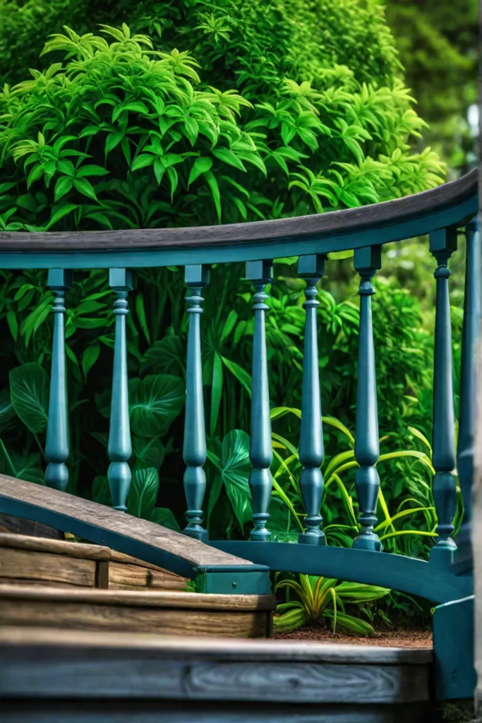 UVresistant paint protects porch railings from fading