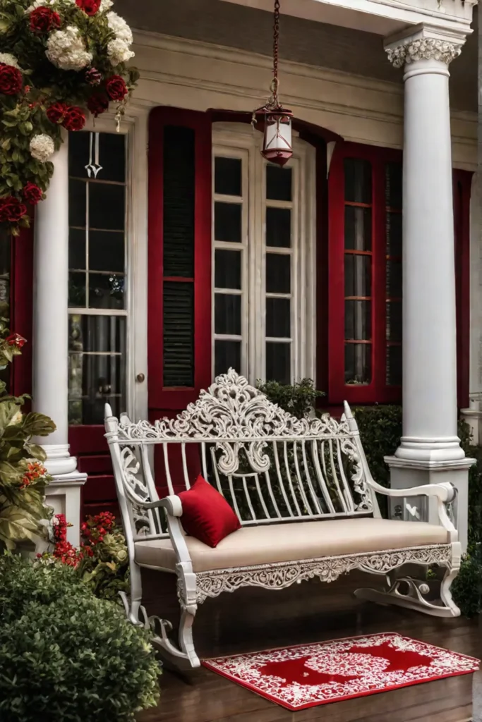Victorian porch with gingerbread trim